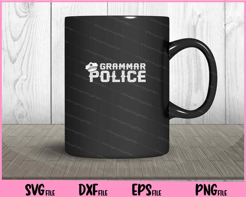 Grammar Police mug