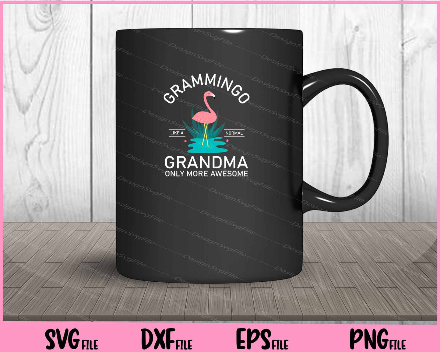 Grammingo Like A Normal Grandma Only Flamingo Svg Cutting Printable Files  - Premium Cutting Files in SVG, PNG & EPS Formats - Premium SVG Cutting Files for Crafts