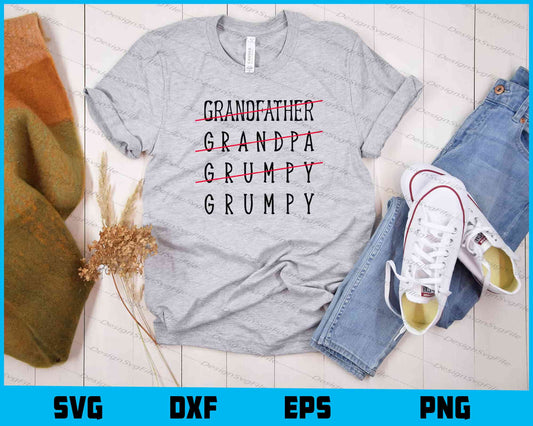 Grandfather Grandpa Grumpy Grumpy Svg Cutting Printable File  - Premium Cutting Files in SVG, PNG & EPS Formats - Premium SVG Cutting Files for Crafts