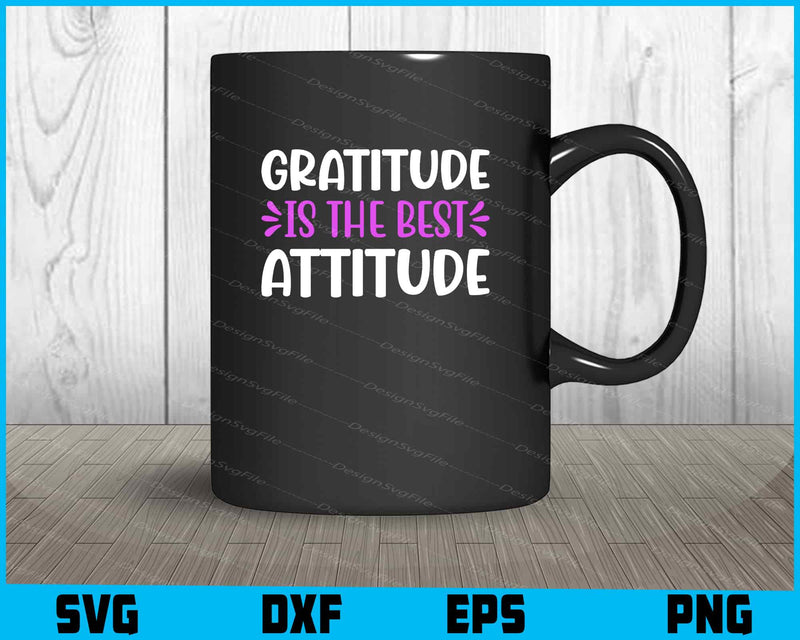 Gratitude Is The Best Attitude mug