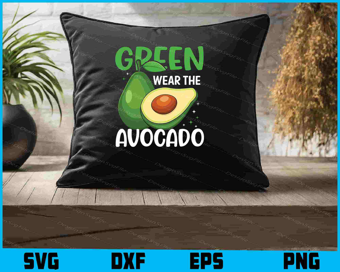 Green Wear The Avocado SVG