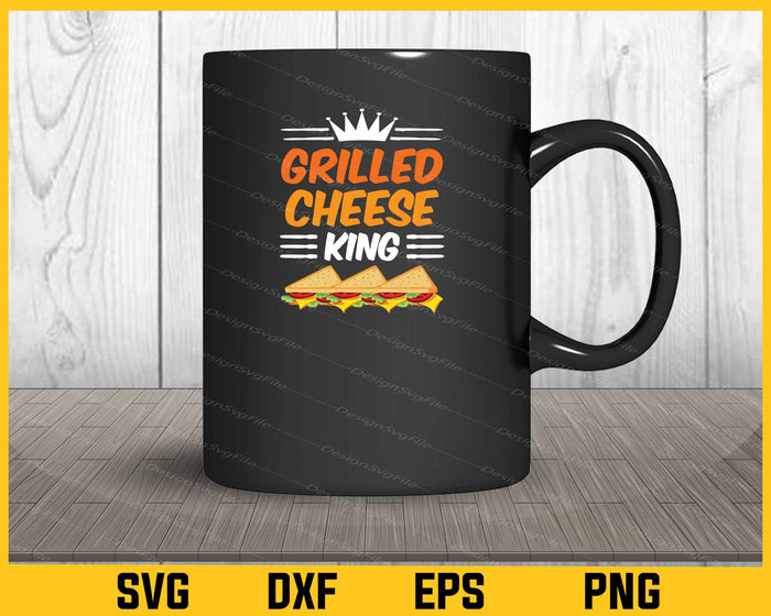 Grilled Cheese King Svg Cutting Printable File  - Premium Cutting Files in SVG, PNG & EPS Formats - Premium SVG Cutting Files for Crafts