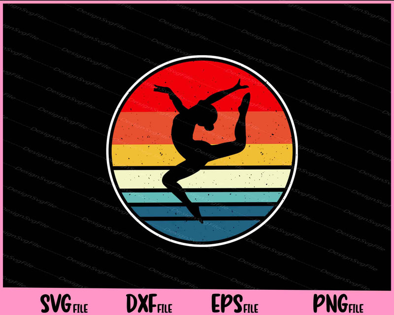 Gymnastics Vintage funny Svg Cutting Printable Files  - Premium Cutting Files in SVG, PNG & EPS Formats - Premium SVG Cutting Files for Crafts