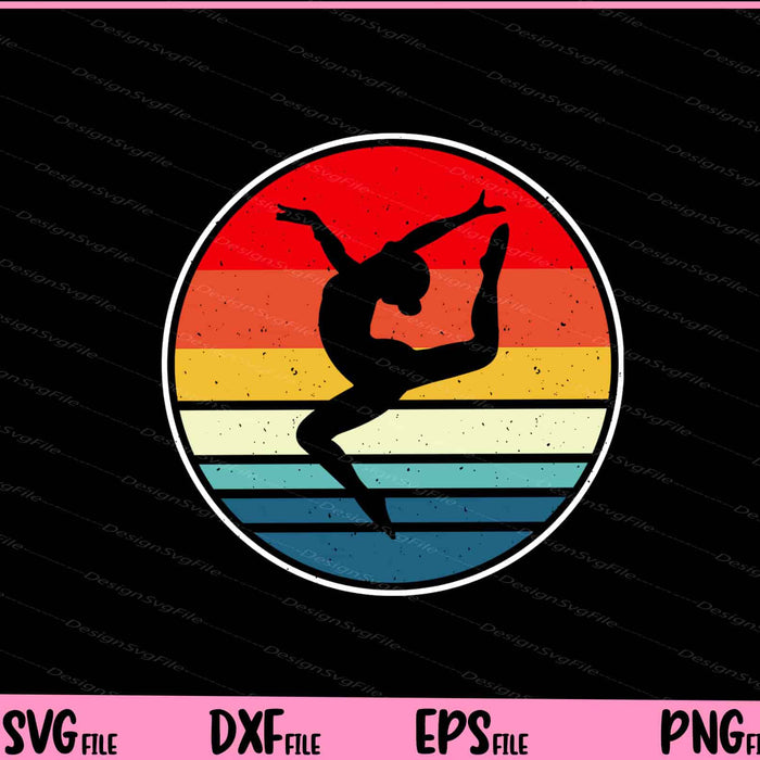 Gymnastics Vintage funny Svg Cutting Printable Files  - Premium Cutting Files in SVG, PNG & EPS Formats - Premium SVG Cutting Files for Crafts