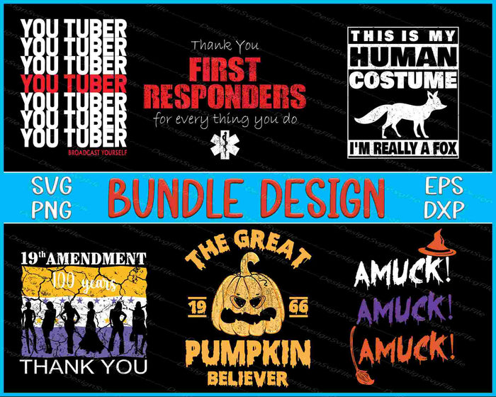 Halloween Bundle SVG, Animal PNG