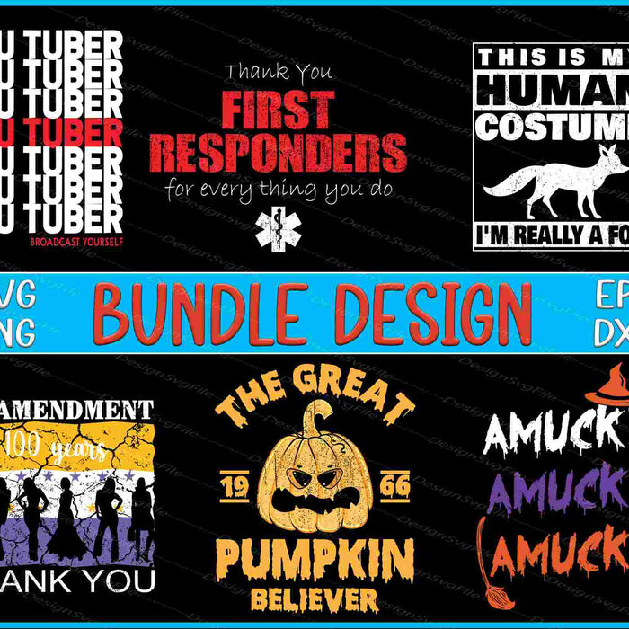 Halloween Bundle SVG, Animal PNG