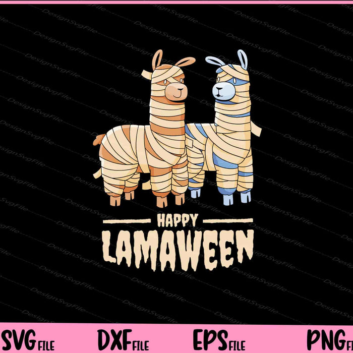 Halloween Cartoon Llamas Svg Cutting Printable Files  - Premium Cutting Files in SVG, PNG & EPS Formats - Premium SVG Cutting Files for Crafts