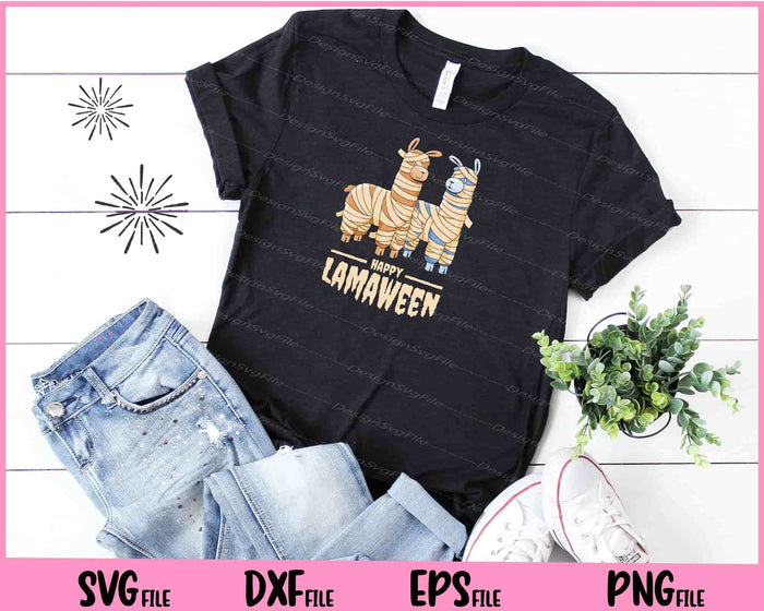Halloween Cartoon Llamas Svg Cutting Printable Files  - Premium Cutting Files in SVG, PNG & EPS Formats - Premium SVG Cutting Files for Crafts