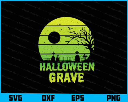 Halloween Grave Coloor Svg Dxf Png For Silhouette, Cut Files  - Premium Cutting Files in SVG, PNG & EPS Formats - Premium SVG Cutting Files for Crafts