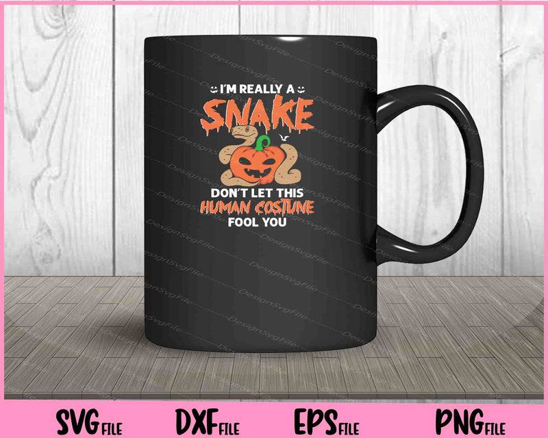 Halloween Human Snake Costume Svg Cutting Printable Files  - Premium Cutting Files in SVG, PNG & EPS Formats - Premium SVG Cutting Files for Crafts