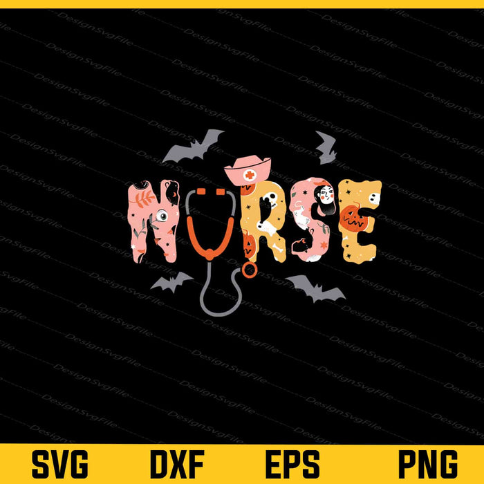 Halloween Nurse Funny Svg Cutting Printable File  - Premium Cutting Files in SVG, PNG & EPS Formats - Premium SVG Cutting Files for Crafts
