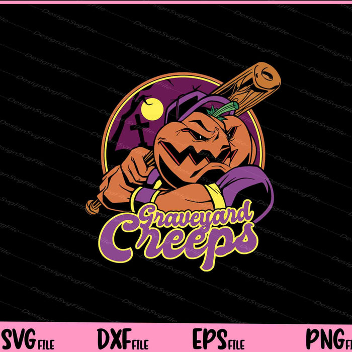 Halloween Pumpkin Baseball Player Svg Cutting Printable Files  - Premium Cutting Files in SVG, PNG & EPS Formats - Premium SVG Cutting Files for Crafts