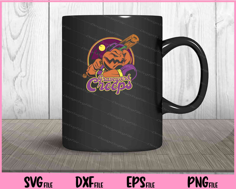 Halloween Pumpkin Baseball Player Svg Cutting Printable Files  - Premium Cutting Files in SVG, PNG & EPS Formats - Premium SVG Cutting Files for Crafts