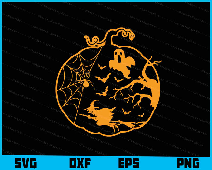 Halloween Boo Bundle SVG, Pumpkin Ghost SVG Pumpkin