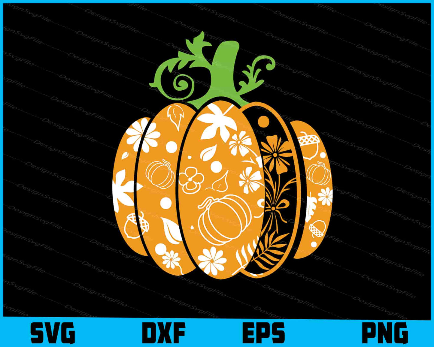 Halloween Pumpkin Svg Thanksgiving SVG PNG Design Printable File  - Premium Cutting Files in SVG, PNG & EPS Formats - Premium SVG Cutting Files for Crafts