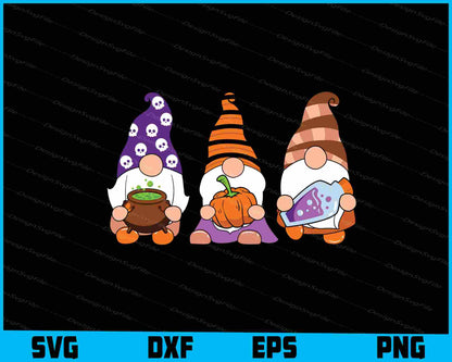 Halloween SVG Gnomes Autumn PNG Printable File  - Premium Cutting Files in SVG, PNG & EPS Formats - Premium SVG Cutting Files for Crafts