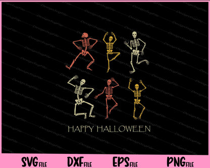 Halloween Skeleton Dancing Svg Cutting Printable Files  - Premium Cutting Files in SVG, PNG & EPS Formats - Premium SVG Cutting Files for Crafts