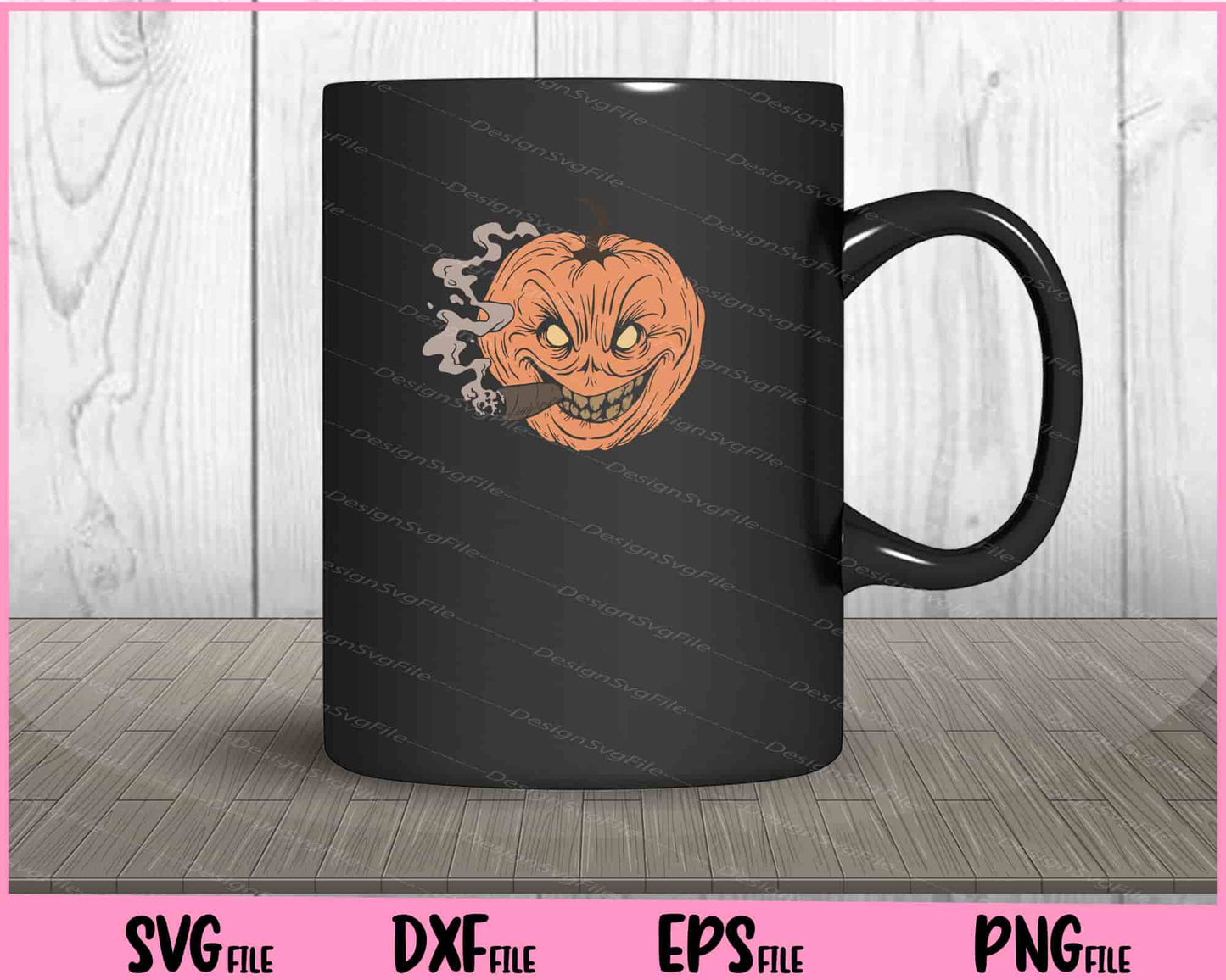 Halloween Smoking Pumpkin Svg Cutting Printable Files  - Premium Cutting Files in SVG, PNG & EPS Formats - Premium SVG Cutting Files for Crafts