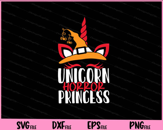 Halloween Unicorn Horror Princess Svg Cutting Printable Files  - Premium Cutting Files in SVG, PNG & EPS Formats - Premium SVG Cutting Files for Crafts