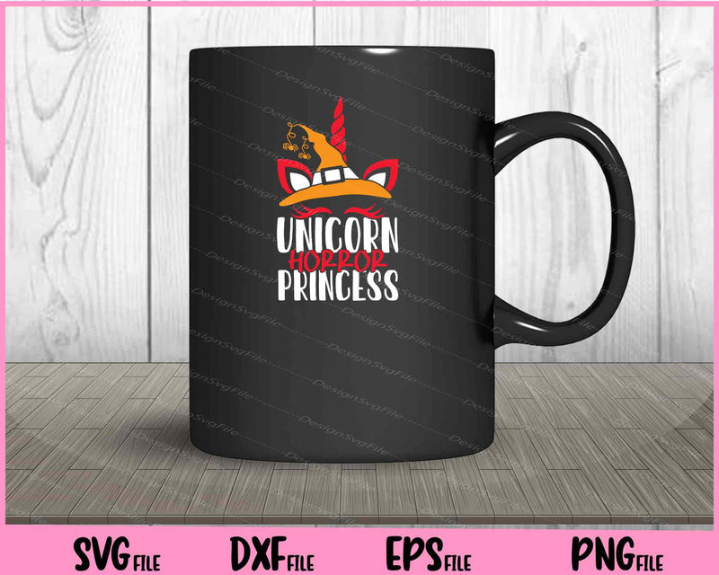 Halloween Unicorn Horror Princess Svg Cutting Printable Files  - Premium Cutting Files in SVG, PNG & EPS Formats - Premium SVG Cutting Files for Crafts