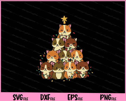 Hamster Christmas Tree Svg Cutting Printable Files  - Premium Cutting Files in SVG, PNG & EPS Formats - Premium SVG Cutting Files for Crafts