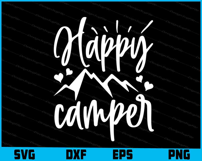 Camping Bundle SVG Happy Camper PNG