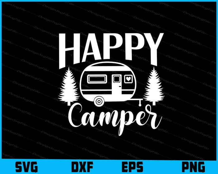 Happy Camper SVG Camping PNG