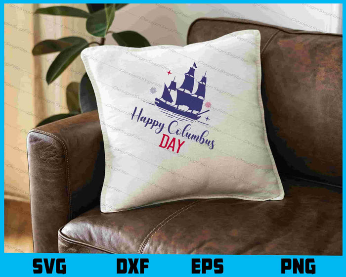 Happy Columbus Day SVG