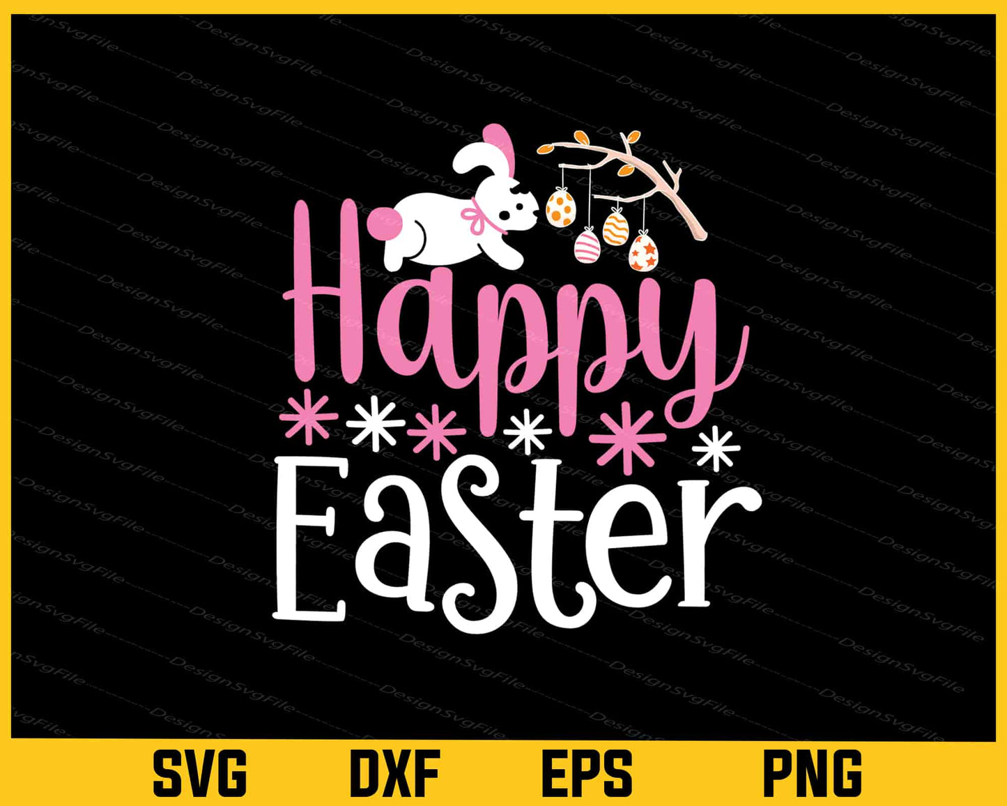 Happy Easter Svg Cutting Printable File  - Premium Cutting Files in SVG, PNG & EPS Formats - Premium SVG Cutting Files for Crafts