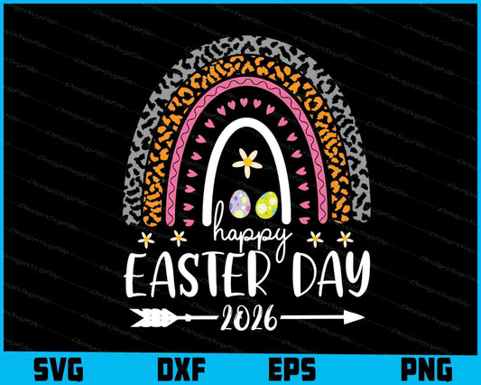 Happy Easter Day 2026 SVG