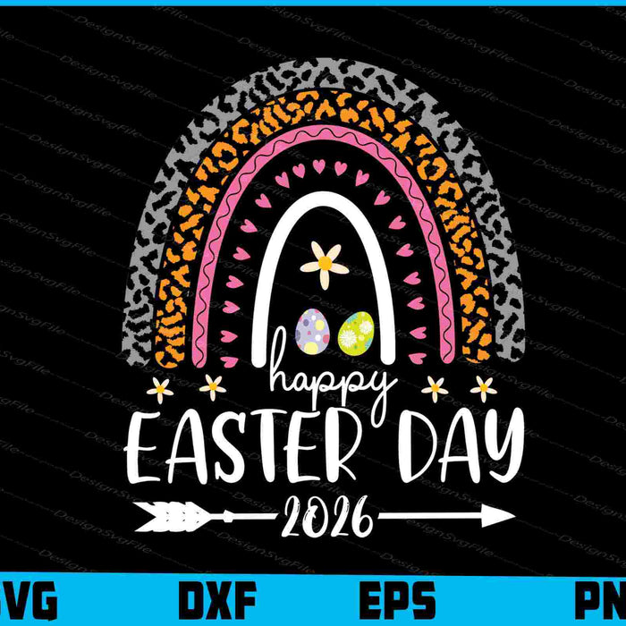 Happy Easter Day 2026 SVG