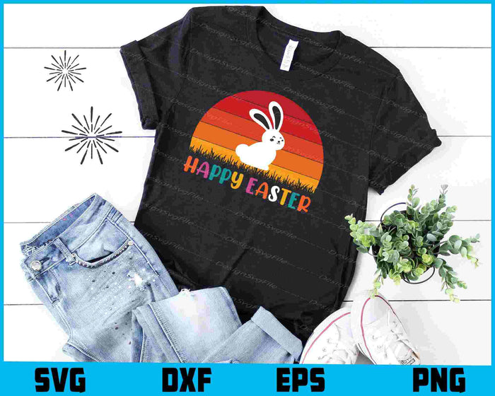 Happy Easter Vintage SVG