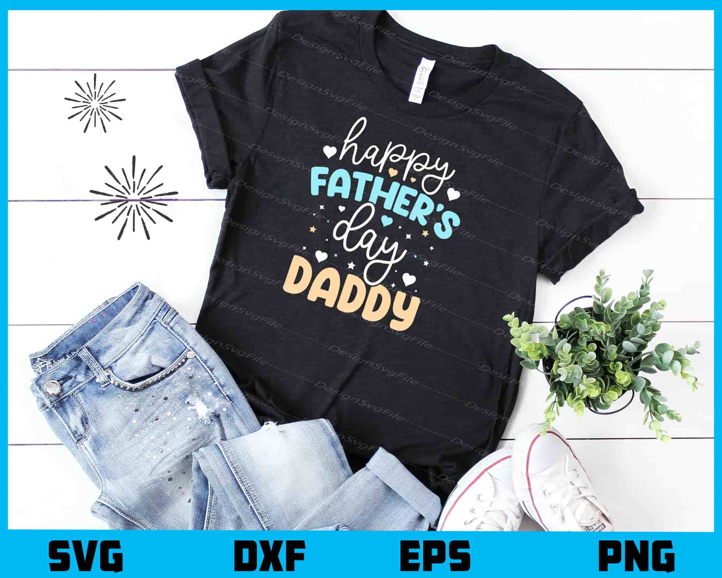 Happy Father’s Day Daddy Svg Cutting Printable File  - Premium Cutting Files in SVG, PNG & EPS Formats - Premium SVG Cutting Files for Crafts