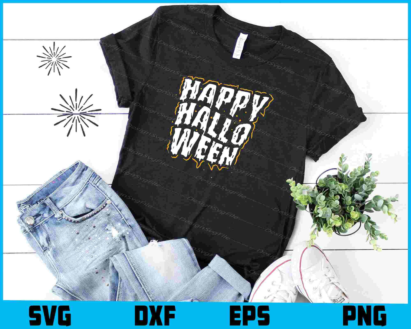 Happy Hallo Ween Svg Png Design Funny Quotes files  - Premium Cutting Files in SVG, PNG & EPS Formats - Premium SVG Cutting Files for Crafts