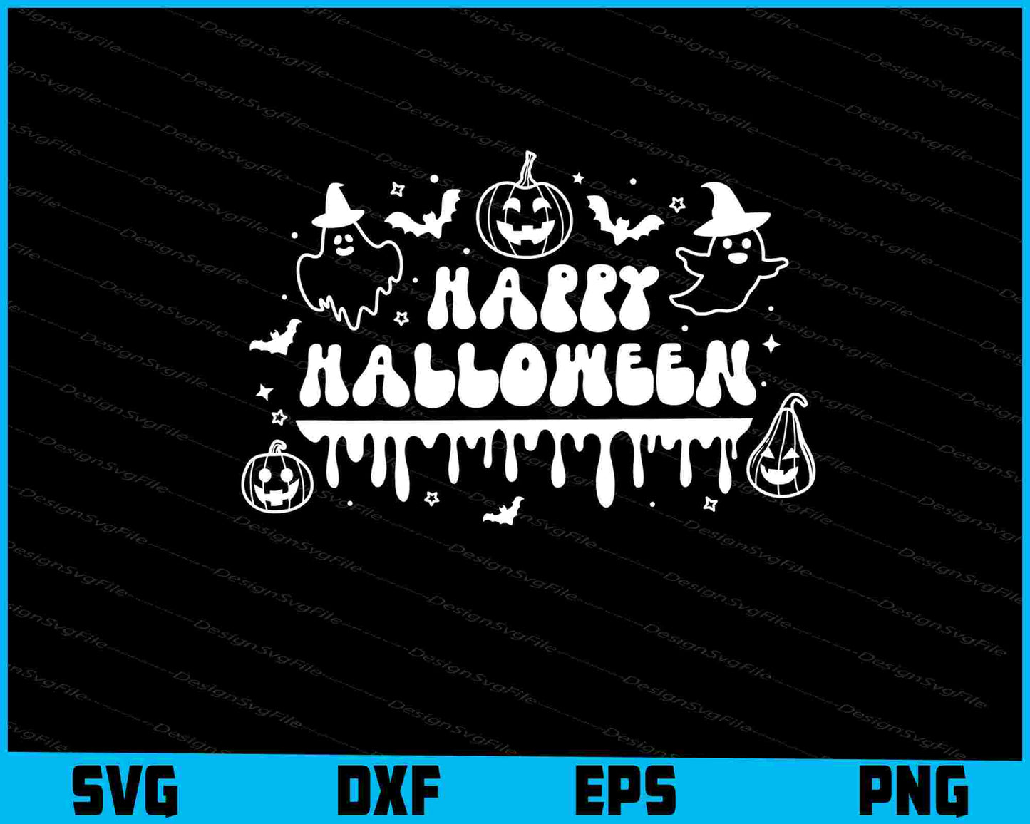 Happy Halloween Svg Cutting Printable File  - Premium Cutting Files in SVG, PNG & EPS Formats - Premium SVG Cutting Files for Crafts