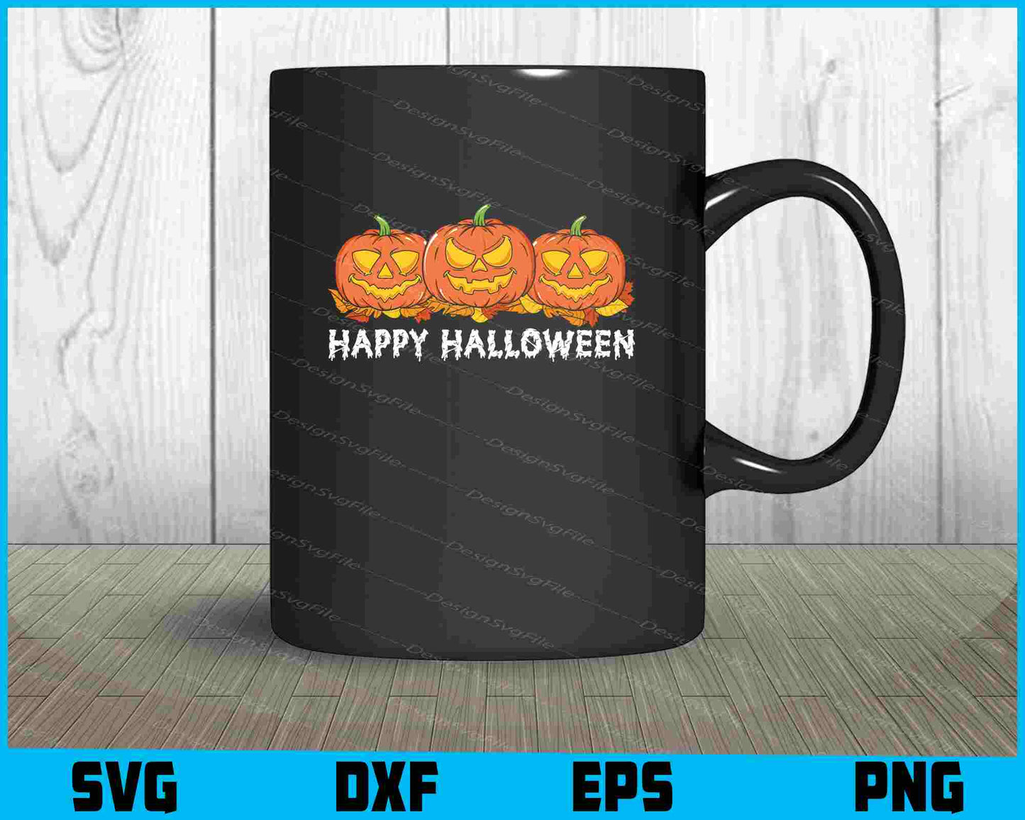 Happy Halloween SVG Pumpkin PNG Printable File  - Premium Cutting Files in SVG, PNG & EPS Formats - Premium SVG Cutting Files for Crafts