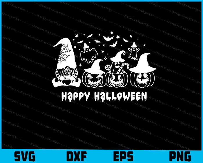 Happy Halloween Bundle SVG Love Flowers PNG