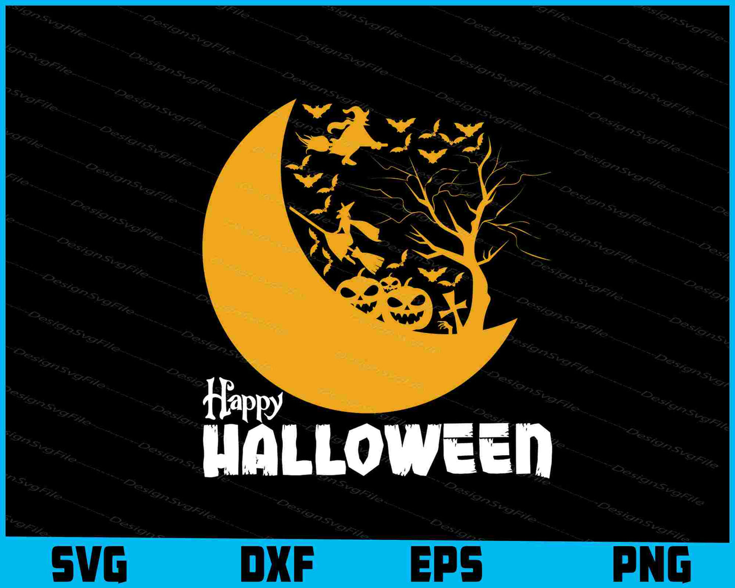 Happy Halloween Svg png Design Cricut Printable File  - Premium Cutting Files in SVG, PNG & EPS Formats - Premium SVG Cutting Files for Crafts