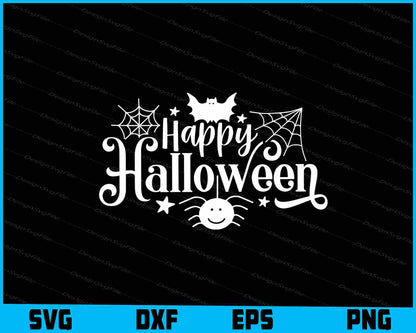 Happy Halloween Svg png Design Cutting Printable File  - Premium Cutting Files in SVG, PNG & EPS Formats - Premium SVG Cutting Files for Crafts