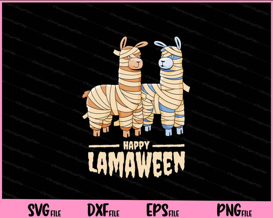 Happy Lamaween llamas Halloween funny Svg Cutting Printable Files  - Premium Cutting Files in SVG, PNG & EPS Formats - Premium SVG Cutting Files for Crafts