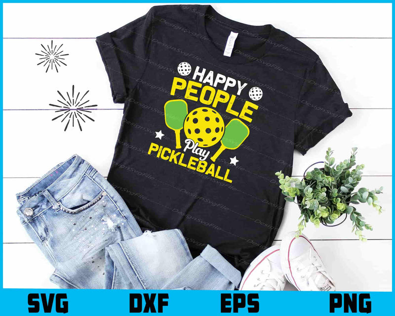 Happy People Play Pickleball