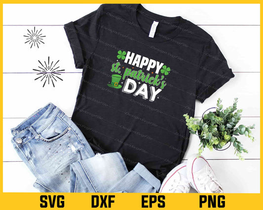 Happy St-patrick Day Svg Cutting Printable File  - Premium Cutting Files in SVG, PNG & EPS Formats - Premium SVG Cutting Files for Crafts