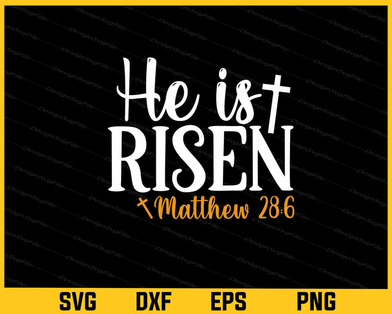 He Is Risen Matthew 286 svg