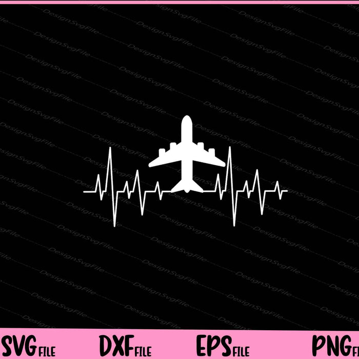 Heartbeat  Eagle fighter jet silhouette pilot Svg Cutting Printable Files  - Premium Cutting Files in SVG, PNG & EPS Formats - Premium SVG Cutting Files for Crafts