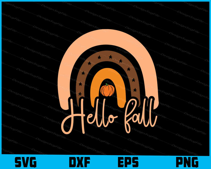 Pumpkins Bundle SVG Hello Fall PNG