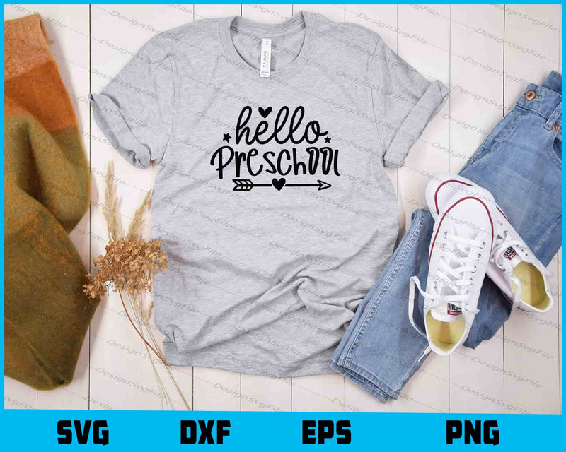 Hello Preschool t shirt