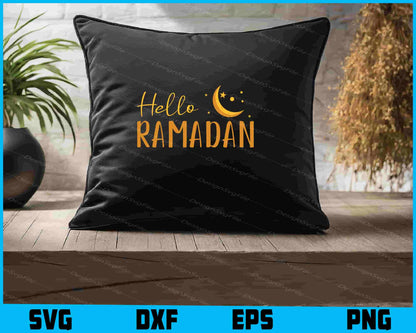 Hello Ramadan SVG, Ramadan Shirt, Islamic Design