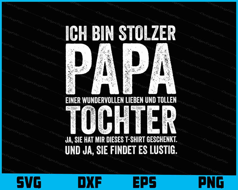 Herren Papa Vater Tochter Vatertag