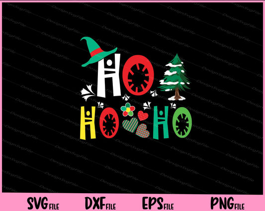 Ho-Ho-HO-Christmas Funny Vintage Svg Cutting Printable Files  - Premium Cutting Files in SVG, PNG & EPS Formats - Premium SVG Cutting Files for Crafts