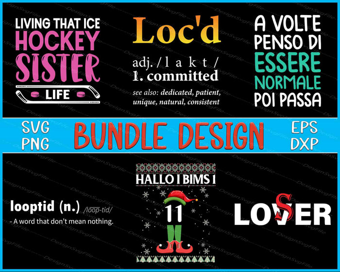 Hockey Bundle SVG, Gamer PNG lover